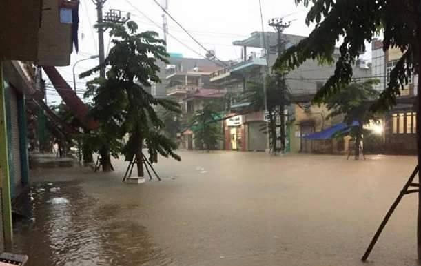 Có nơi ngập sâu đến 1m.