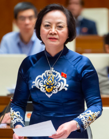 Bộ trưởng Nội vụ Phạm Thị Thanh Trà.