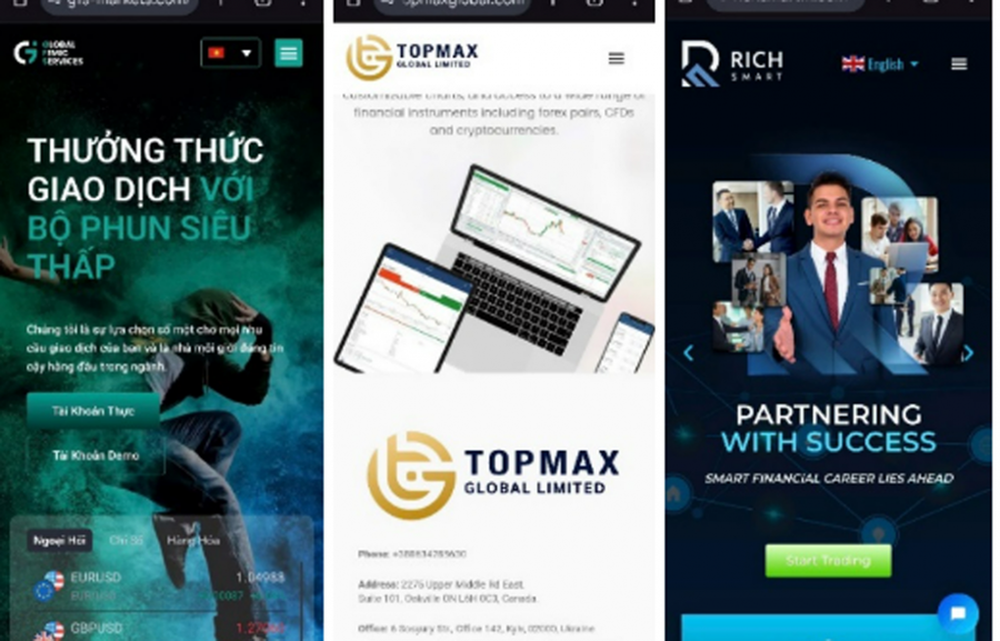 Chiếm đoạt 500 tỉ đồng qua lừa đầu tư ngoại hối, chứng khoán sàn RichSmart, Topmax, GFS.