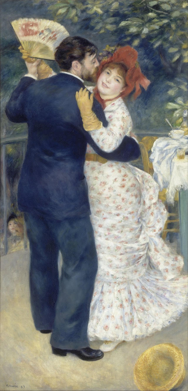 Bức “Dance in the Country” (Khiêu vũ ở miền quê - thực hiện năm 1883) - Danh họa Renoir