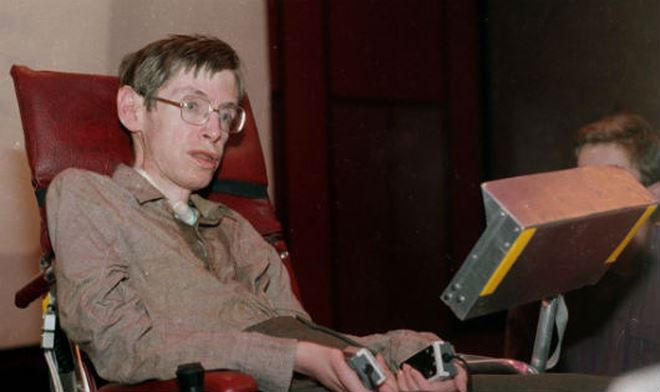 Hawking những năm mới mắc bệnh.