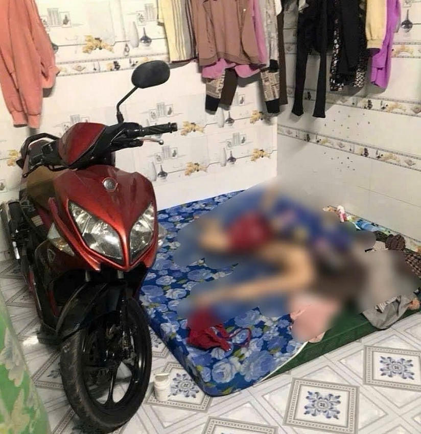 Hiện trường vụ chủ quán cà phê tử vong bất thường.