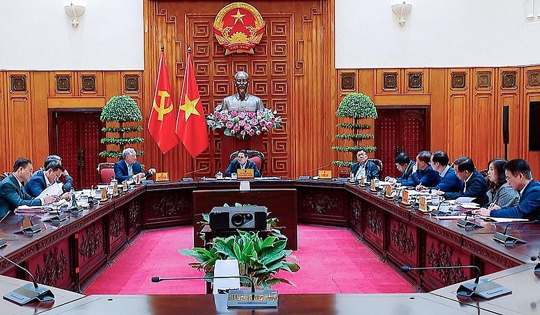 Thủ tướng Phạm Minh Chính phát biểu tại cuộc họp - Ảnh: VGP