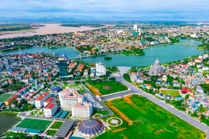 Một góc thành phố Việt Trì, tỉnh Phú Thọ.