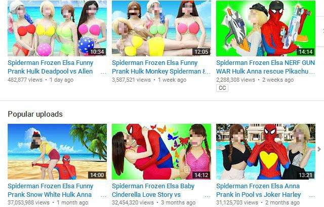 YouTube tiềm ẩn rất nhiều nội dung phản cảm (Ảnh: Internet)