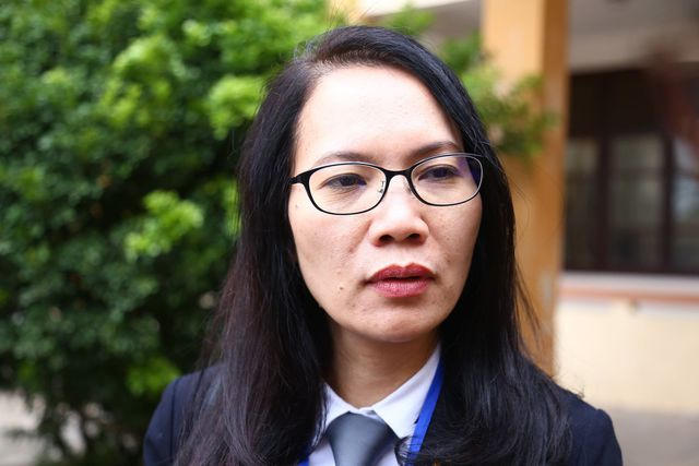 Luật sư Trần Hồng Phúc bào chữa cho bị cáo Hoàng Công Lương.