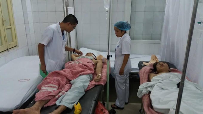 Nạn nhận được điều trị tại bệnh viện Đa khoa Xanh Pôn