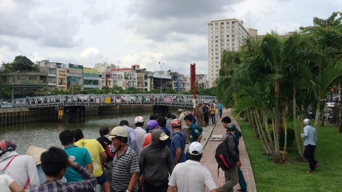 Hiện trường nơi phát hiện thi thể nạn nhân.