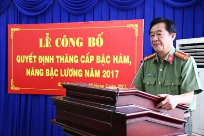 Ông Nguyễn Hoàng Thao được biết đến là cán bộ ngành công an dày dạn kinh nghiệm trong chỉ đạo tấn công, triệt phá các băng nhóm tội phạm lớn hoạt động ở vùng giáp ranh Bình Dương với Đồng Nai và TP. HCM. (ảnh: Công an Bình Dương)