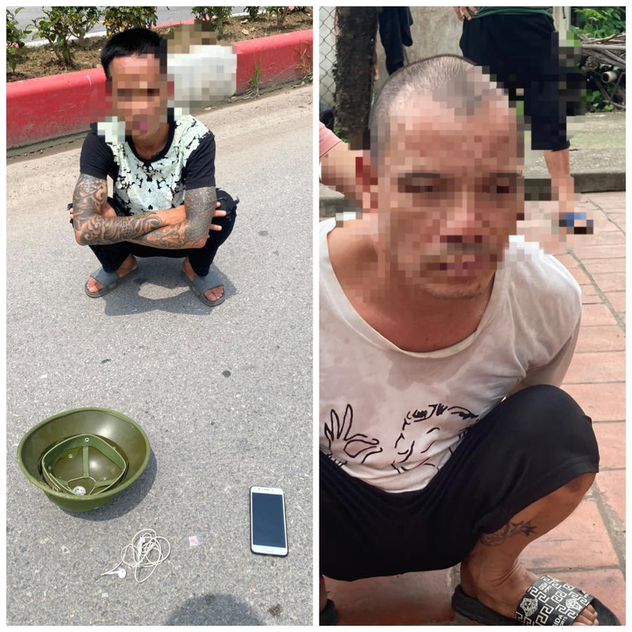 Đối tượng Tăng Công Sơn (Bên trái), Đối tượng Phan Đình Hiệp (Bên phải).