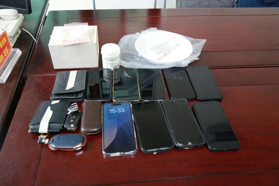 Tang vật vụ án - Ảnh Công an Nghệ An.