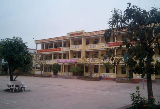 Trường THCS Kỳ Bá (TP Thái Bình, tỉnh Thái Bình).