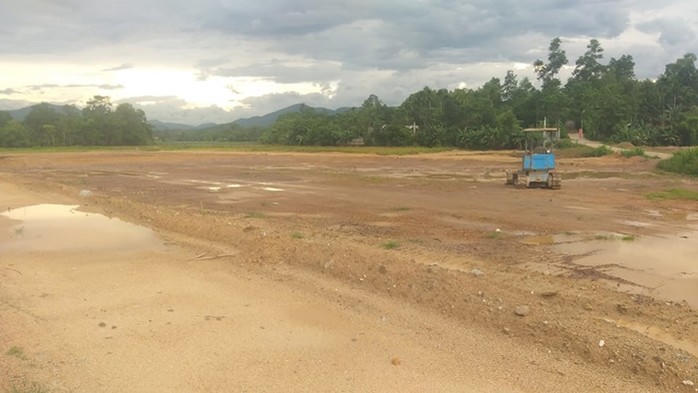 Dự án vẫn đang là bãi đất trống.