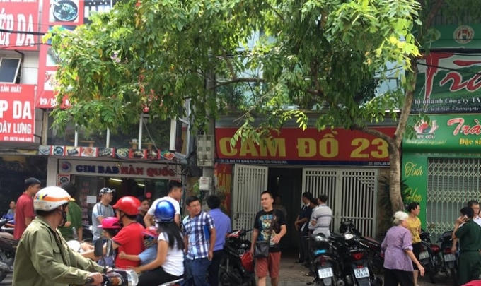 Ngôi nhà nơi xảy ra sự việc.