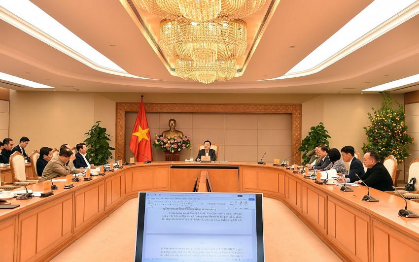 Quang cảnh cuộc họp (Ảnh VGP)