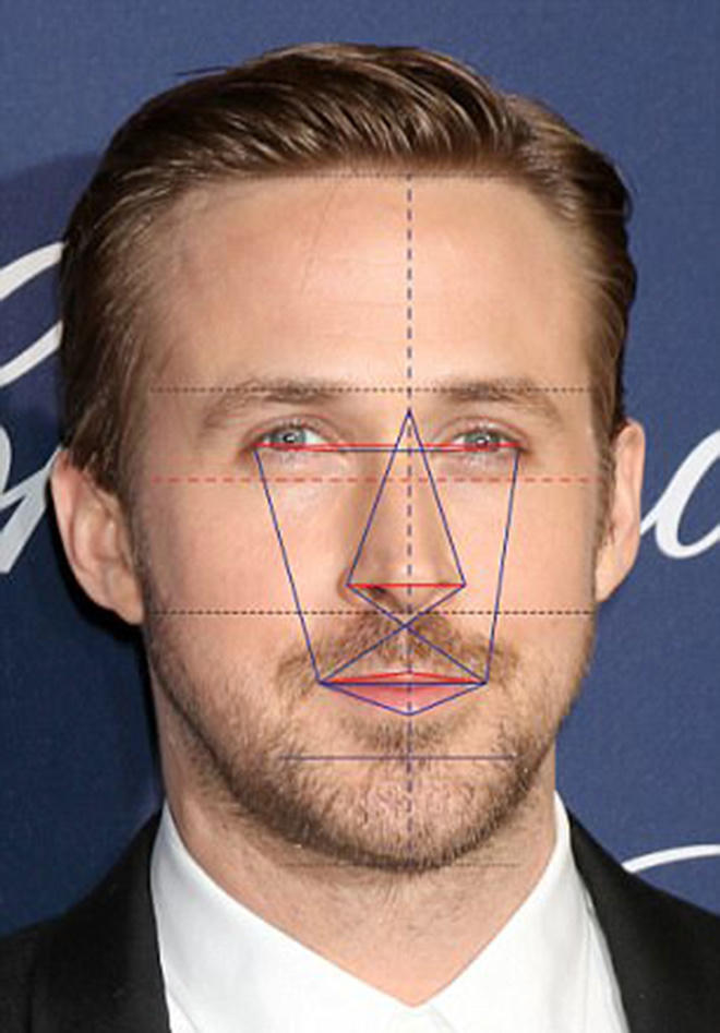 ​​​​​​​Chàng nghệ sĩ si tình trong La La Land - Ryan Gosling sở hữu chiếc mũi đáng mơ ước.
