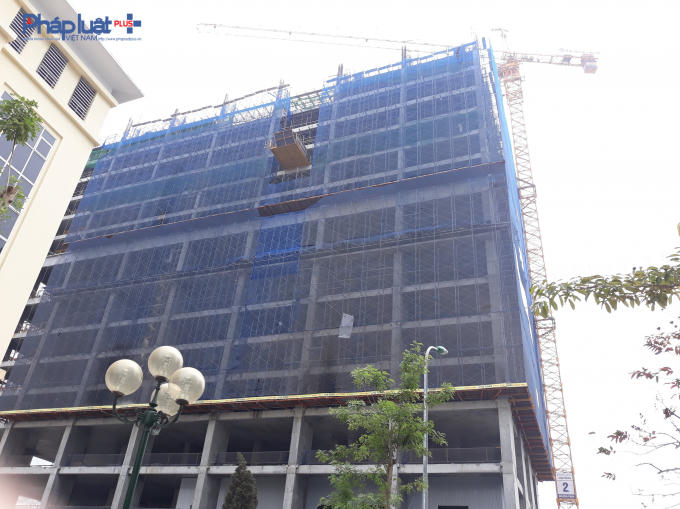 Một phần của dự án nhìn từ đường Phạm văn Bạch.