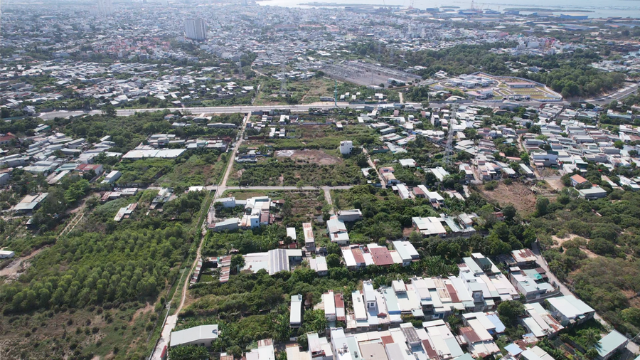 Một góc khu dân cư với nhiều khu đất tại Bà Rịa - Vũng Tàu.