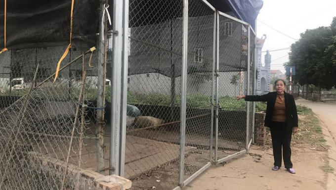 Diện tích đất gia đình ông Tảo, bà Lưu không được sử dụng.