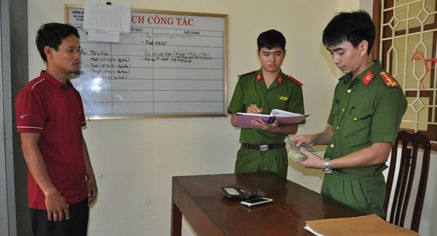 Đối tượng Hoa Văn Thám. (Ảnh: Công an tỉnh Ninh Bình)