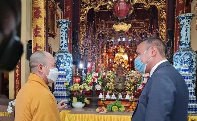 Phó Đại sứ Cộng hoà Kazakhstan thăm GHPGVN ảnh 2