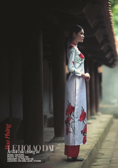 Hoa phăng thể hiện sự ái mộ, quyến rũ sẽ được NSND Kim Tiến thể hiện qua thiết kế của Đức Hải.