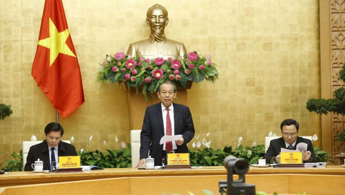 Phó Thủ tướng Thường trực Trương Hòa Bình nhấn mạnh: Mục tiêu năm 2019 là kiềm chế kéo giảm các vụ TNGT liên quan đến xe vận tải khách và xe mô tô, xe gắn máy.