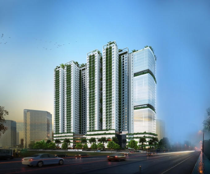 Chào mừng ngày giải phóng Thủ đô 10/10: Cất nóc dự án xanh EcoLife Capitol