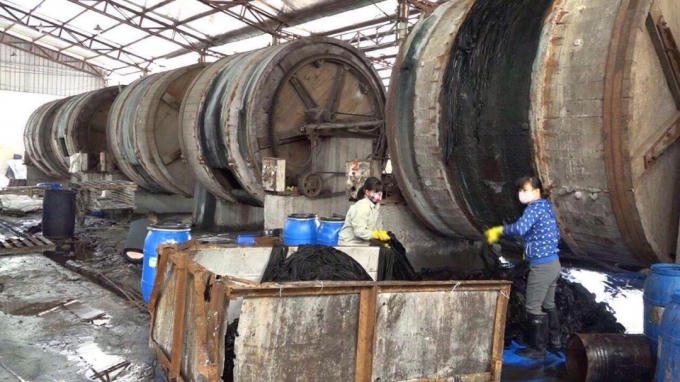 Hoạt động sản xuất bên trong Công ty.