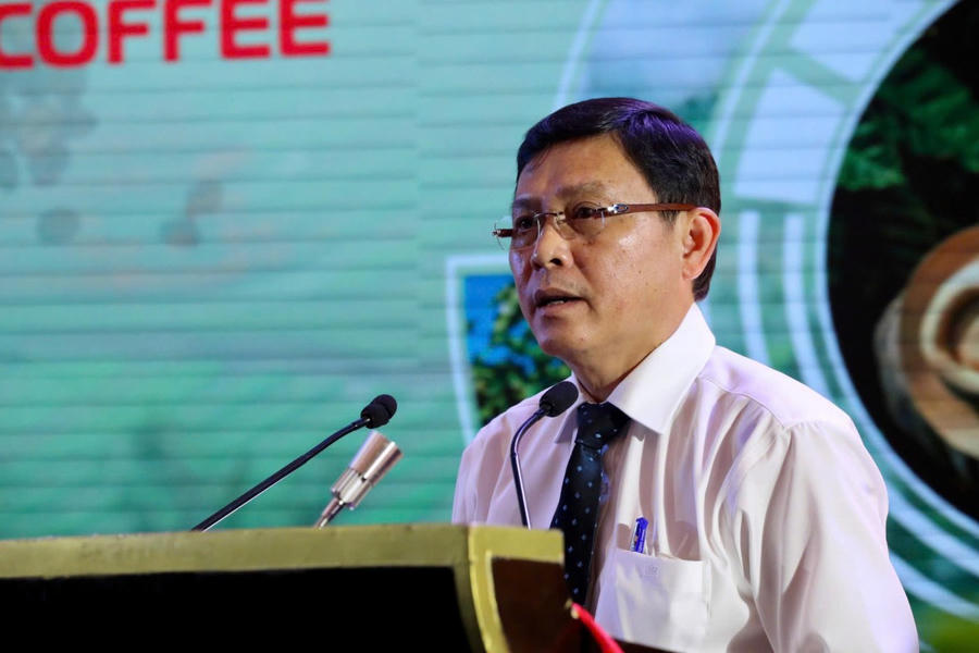 Ông Nguyễn Tuấn Hà- Phó Chủ tịch Thường trực UBND tỉnh Đắk Lắk phát biểu tại hội nghị. Ảnh: T.H