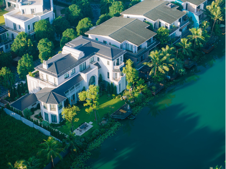 Một góc biệt thự đảo – bất động sản compound tại KĐT Ecopark Hưng Yên