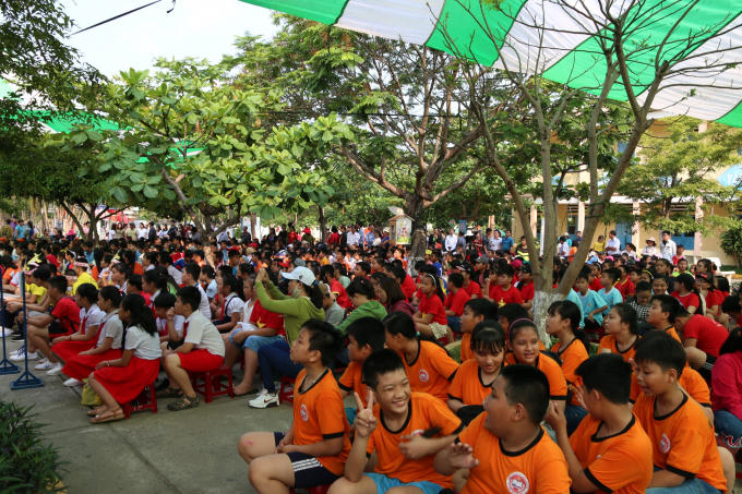 Ngày hội học sinh tiểu học Tp. Đà Nẵng thu hút 100 trường tiểu học với hơn 2.000 em tham dự