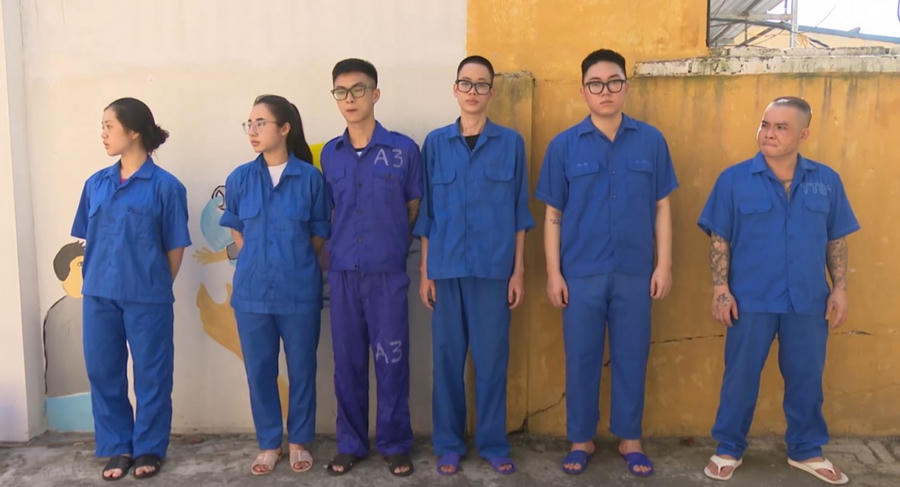 Tổ chức sử dụng trái phép chất ma túy 6 đối tượng bị khởi tố.