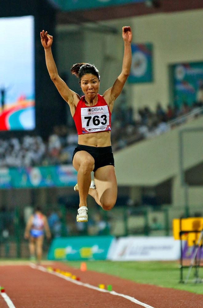 Cú nhảy mang lại HCV Asiad 2018 của Thu Thảo