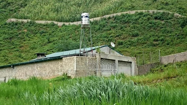 Căn nhà của trùm ma túy Nguyễn Văn Thuận. Ảnh Vietnamnet.