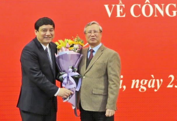 Bí thư tỉnh ủy Nghệ An được điều động bổ nhiệm giữ chức Phó chánh Văn phòng trung ương đảng