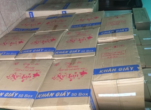 Hàng giả được Đội QLTT số 1 TP Tuyên Quang phát hiện, thu giữ
