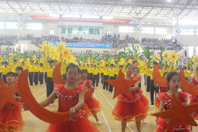 Phú Thọ: Khai mạc Hội khỏe Phù đồng lần thứ XVIII năm 2018