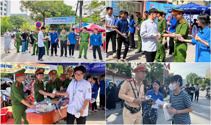 Hình ảnh đẹp của tuổi trẻ Công an tỉnh Nghệ An.