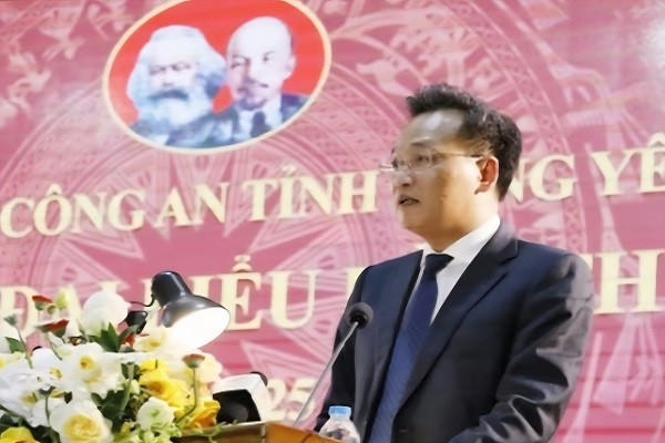 Bí thư Tỉnh ủy Hưng Yên, ông Nguyễn Hữu Nghĩa phát biểu tại Đại hội.