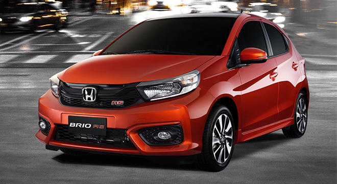 3 phiên bản của Honda Brio: bản G, bản RS và bản RS Two-Tone có giá bán lần lượt là 418, 448 và 452 triệu đồng. Ảnh: autodeal.com.ph.