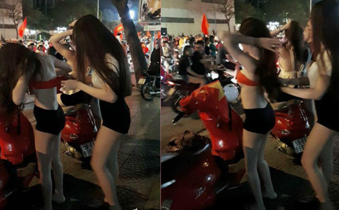 Khỏa thân ăn mừng đội tuyển U23. (Ảnh: báo Trí thức trẻ)