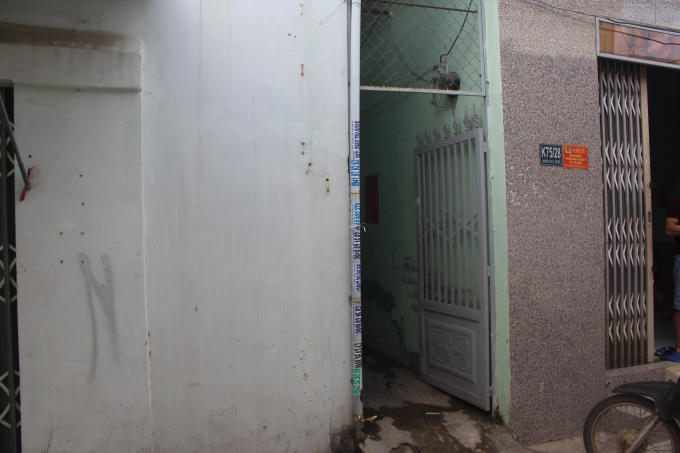 Hiện trường nơi xảy ra vụ việc.