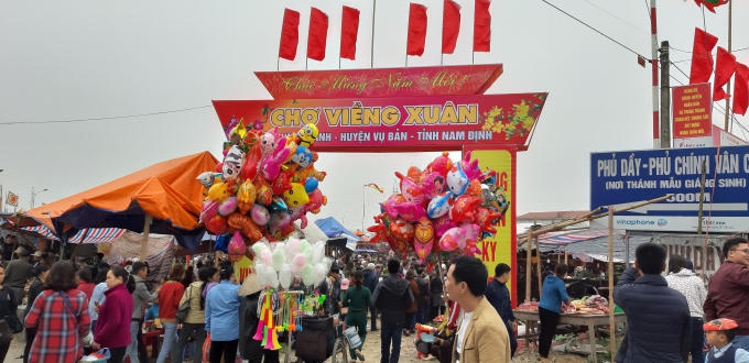Chờ Viềng xuân 2019 sẽ được mở vào đêm mùng 7 rạng sáng ngày mùng 8 âm lịch.