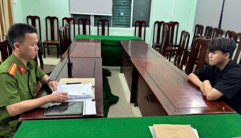 Nguyễn Công Thương nhiều lần trộm của chủ quan cafe - Ảnh Công an TP Đà Nẵng.