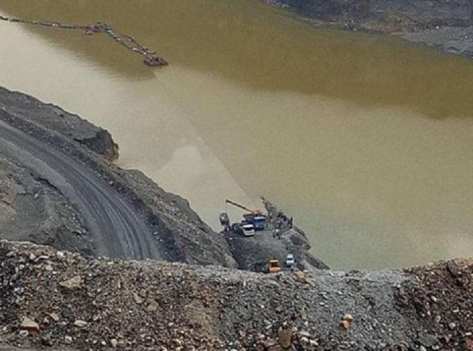 Hiện trường nơi công nhân thiệt mạng.