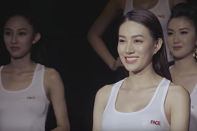Lê Hà trong tập 1 của The Face.