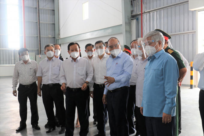 Chủ tịch nước Nguyễn Xuân Phúc chỉ đạo TP. Thuận An thực hiện nghiêm túc và quyết liệt hơn nữa công tác phòng, chống dịch