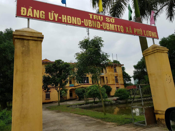 UBND xã Phù Lương.