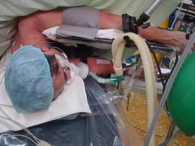 Bệnh nhân sốc phản vệ. Ảnh: PT.